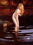 Paul Emile Chabas La Baigneuse oil painting